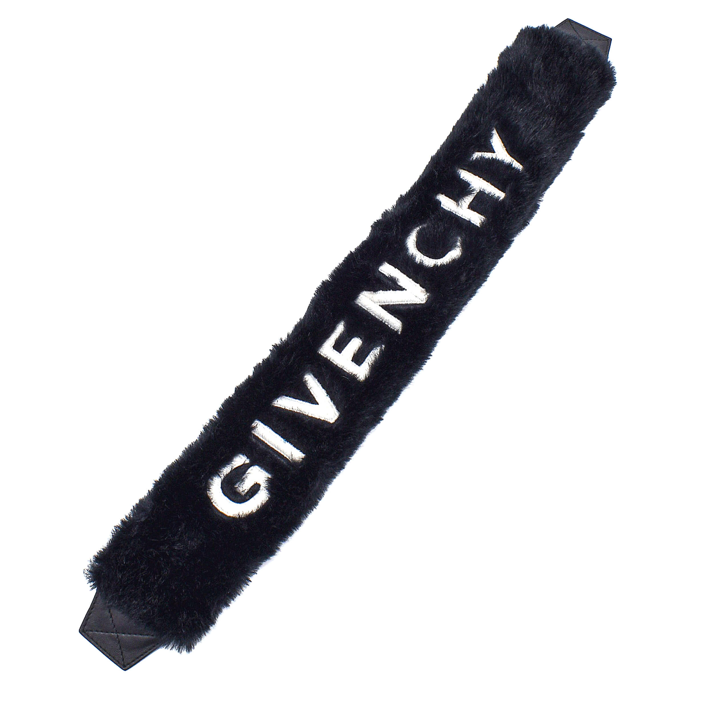 Givenchy - Black Givenchy Logo Fur